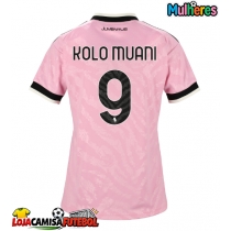 Camisa de Futebol Juventus Randal Kolo Muani #9 Equipamento Secundário Mulheres 2026-27 Manga Curta